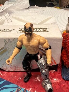 1997 Legion Of Doom Road Warriors Hawk Wrestling Action Figure by Jakks WWE WWF